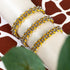 Liens Kangourou | Bracelet Mini Kismet | Jaune x Argent